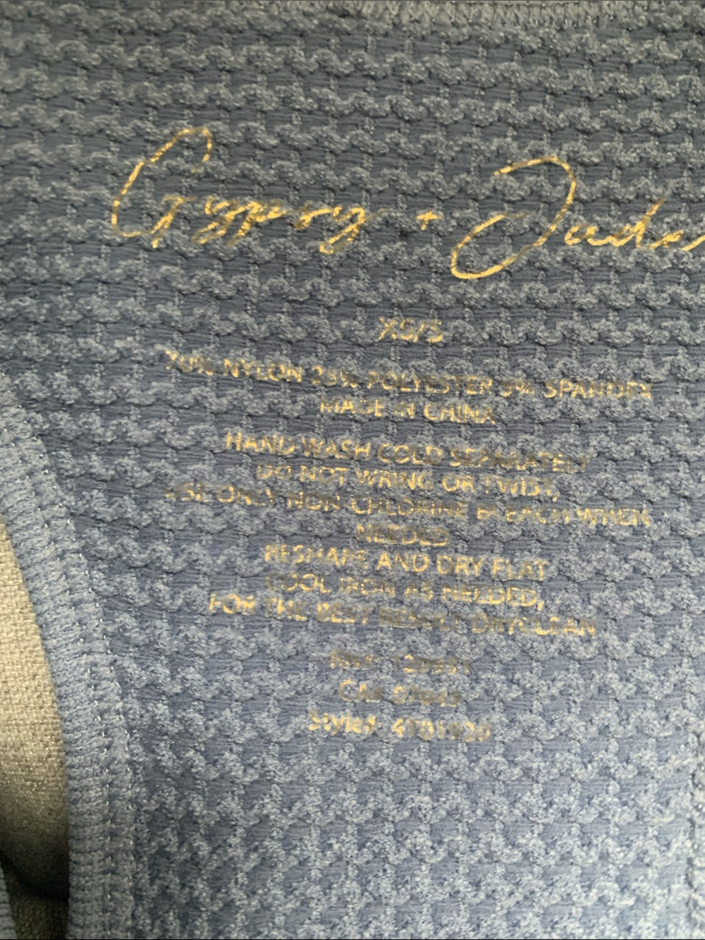 🆕- Ribbed Waffle Henley Racerback Tank Top - Light Blue By Gypsy + Jade - Picture 2 of 6